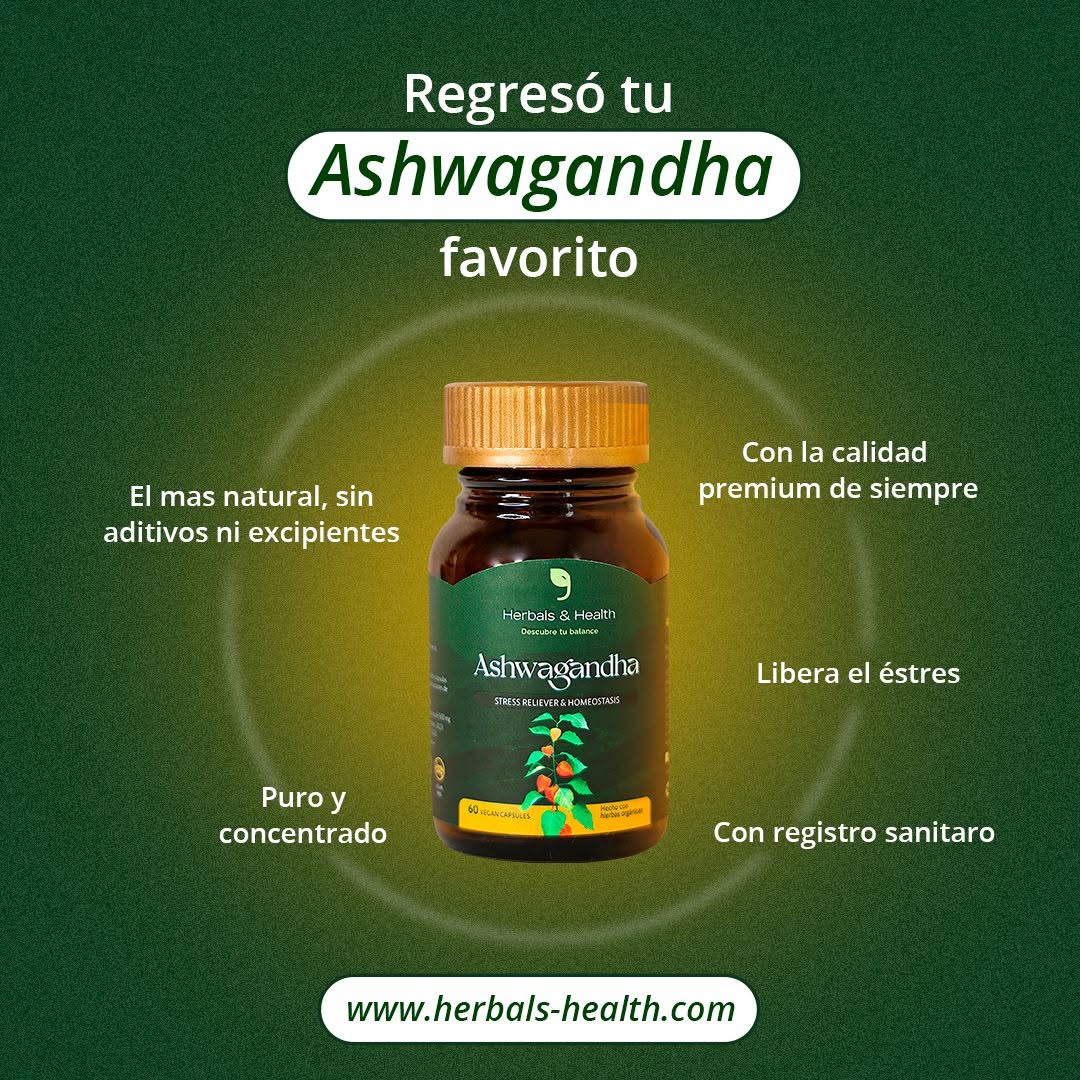 🍃 Ashwagandha - Adios Estrés y Multivitaminas 💯