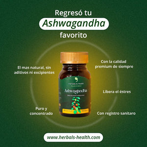 🍃 Ashwagandha - Adios Estrés y Multivitaminas 💯